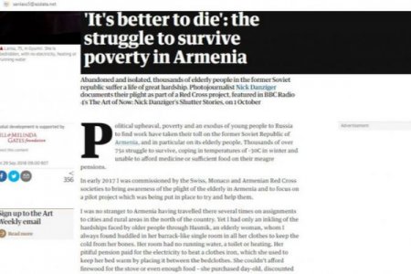 Ölsəm daha yaxşıdır: Ermənistanda qocaların ifrat ağır sosial vəziyyəti
