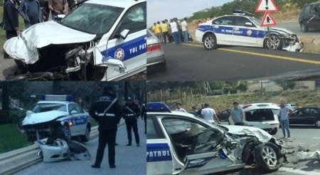 Beyləqanda yol polisi maşını atla toqquşub- QƏZA haqda məlumat niyə gizlədi ...