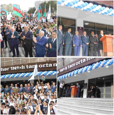 Şuşa şəhər 1 nömrəli tam orta məktəbin Bakının Yasamal rayonu ərazisində yeni binasının 15 sentyabr tarixində açılışı olmuşdur