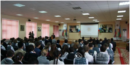 Həştərxanda Heydər Əliyev adına məktəbdə mükafatlar təqdim olunub