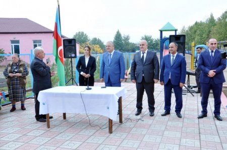 Ağdamda əsaslı təmir olunan Bənövşələr qəsəbə körpələr evi-uşaq baxçası istifadəyə verilib Ağdamda əsaslı təmir olunan Bənövşələr qəsəbə körpələr evi-uşaq baxçası istifadəyə verilib