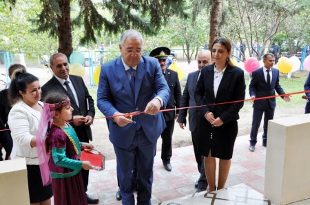 Ağdamda əsaslı təmir olunan Bənövşələr qəsəbə körpələr evi-uşaq baxçası ist ...