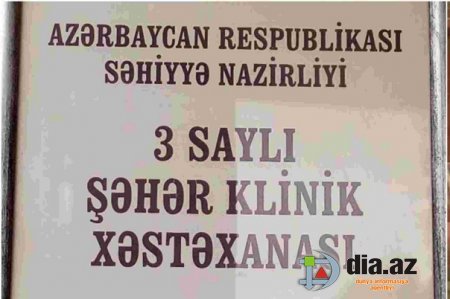 3 saylı Şəhər Klinik Xəstəxanası: Bura ”ölüm korpusu”dur