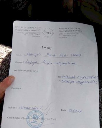 Arzu Rəhimov heyrətləndirməkdə davam edir... - Gözləri 15 faiz görən gənci əsgər aparıblar