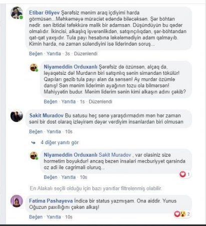 "Alkaş, şərəfsiz, alçaq, ləyaqətsiz, satqın..." (FOTOLAR)