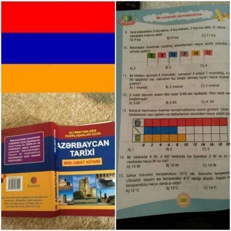 Erməni bayrağına bürünən 3 manatlıq kitablar: - Mətbəə 
