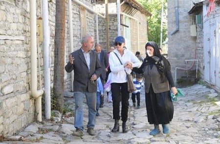 Mehriban Əliyeva Lahıcda