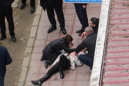 Sabiq icra başçısının oğlu Yasamalda arvadının boğazını kəsdi - ŞOK GÖRÜNTÜLƏR YAYILDI - VİDEO