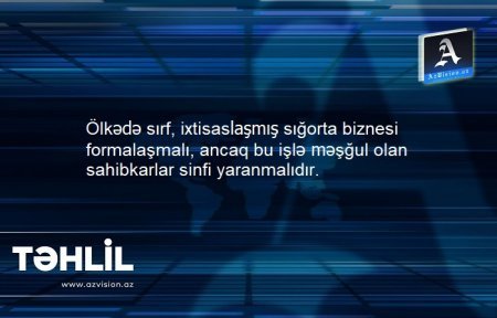 Sığorta fəaliyyəti niyə bankların yedəyində gedir? - TƏHLİL