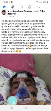 Etibar Babayevin ailəsi onun koronavirusdan öldüyünə İNANMIR