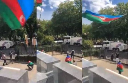 Ermənilər Azərbaycan səfirliyinə hücum etdi - SON DƏQİQƏ