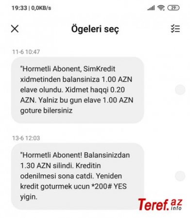 "Hörmətli Azercell, bu fırıldaqçılığın və insanları axmaq yerinə qoymağın.."