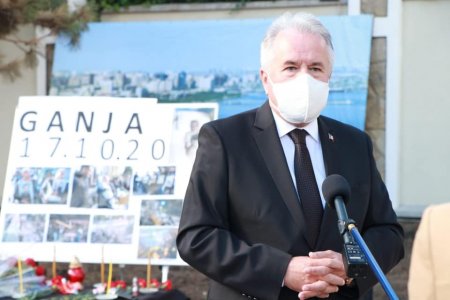 Moldovada müstəqillik günü qeyd edildi, Qüdsi Osmanov Gəncəyə hücumdan danışdı-FOTOLAR