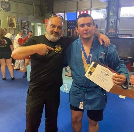 Azərbaycanlı idmançı sambo üzrə ABŞ çempionu olub