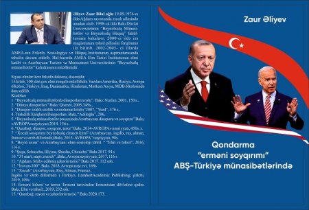 Uydurma “erməni soyqırımını” ifşa edən  yeni kitab nəşr edildi